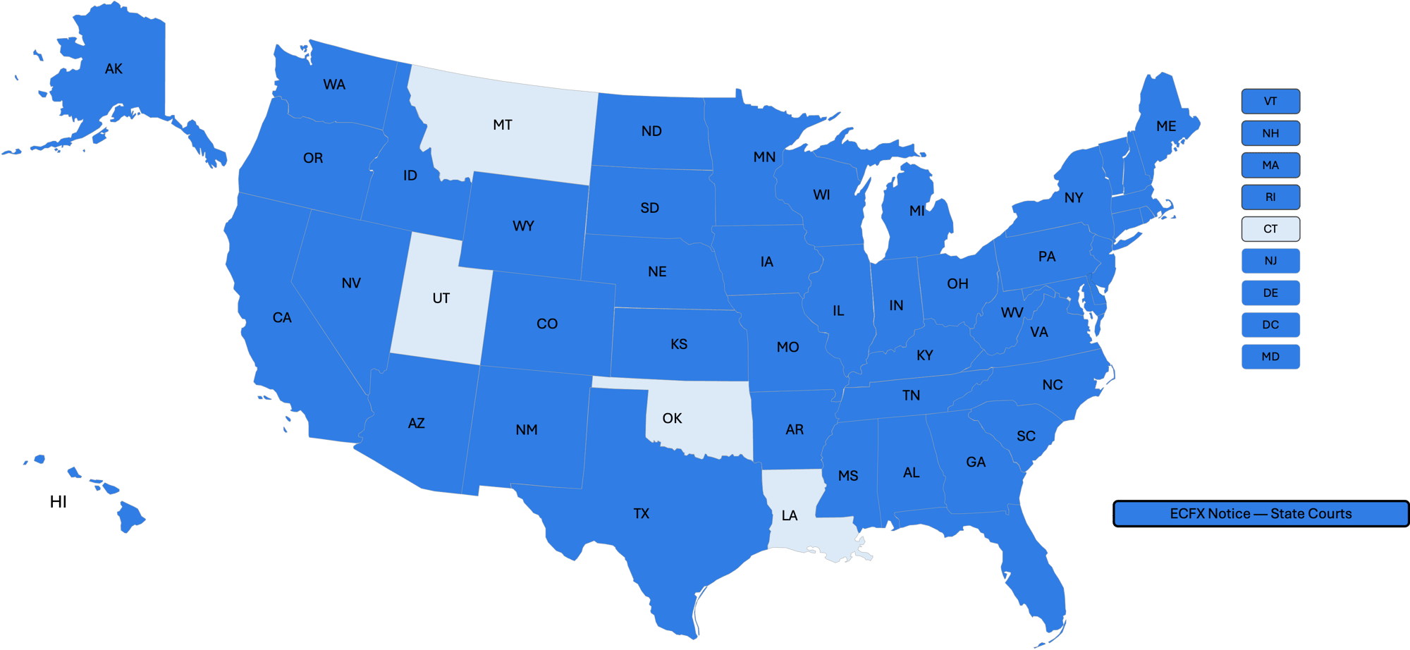 ECFX State Court Coverage